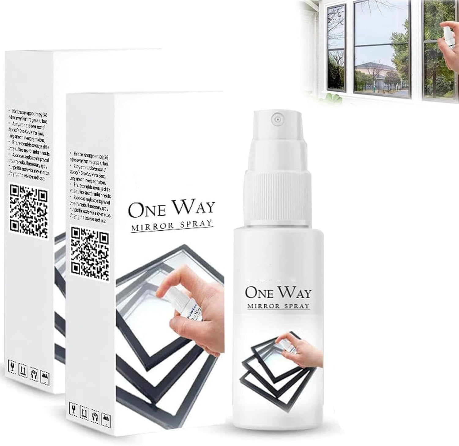 One Way Mirror Spray (Pack of 2) One Way Mirror Spray (Pack of 2) Zaavio®