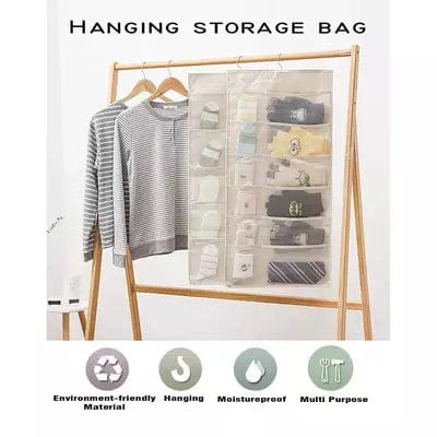 Organizers Double Sided Closet Hanging Organizer Zaavio®