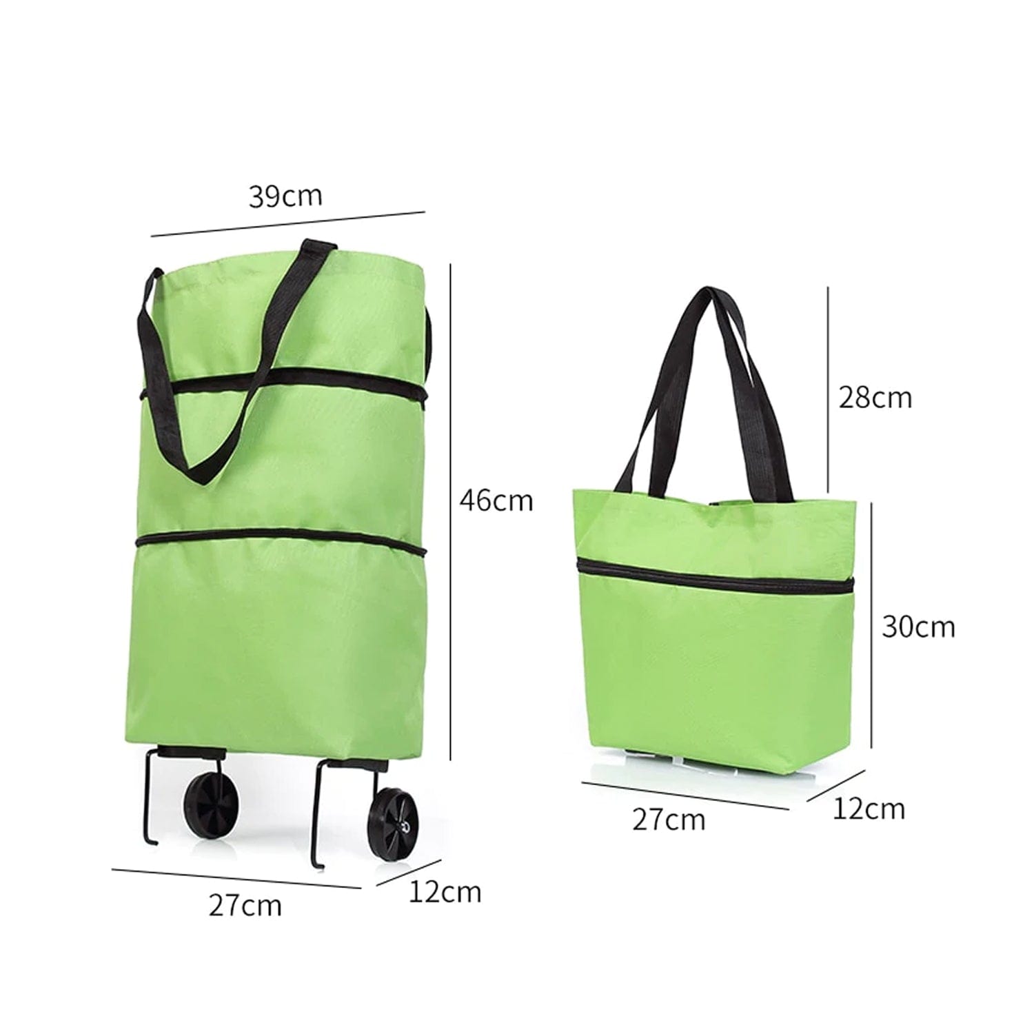 Other Folding Cart Bags Trolley Shopping Bag For Travel Luggage Zaavio®