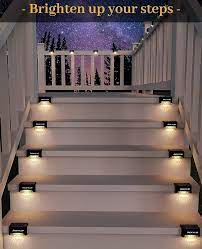 Pack of 10 Pcs @ Rs 1499 Solar Stair Lights (Pack of 10 Lights) Zaavio®