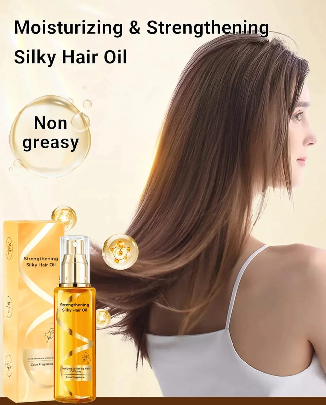 Perfumed Hair Oil Spray Repair Dry & Frizzy Hair (Buy 1 Get 1 Free) Zaavio®