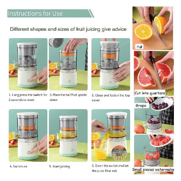 Free Size Portable USB Mini Electric Rechargeable Blender Fruit Fresh Juice Lemon Maker Roposo Clout