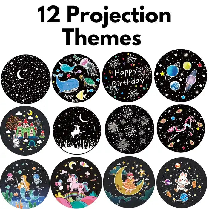 Projection Night Light | Light Lamp Projection Aura Night Light Star Projector Room Lamp - Projection Night Light 3-in-1 Celestial Dream Projection Lamp