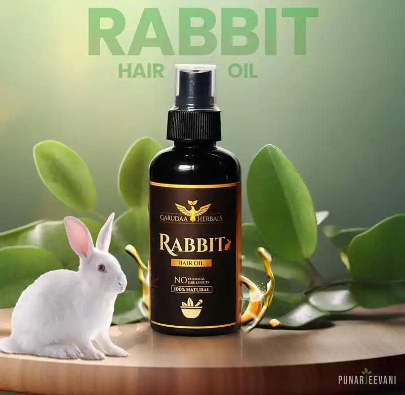 Rabbit Magic Herbal Hair Oil | Hair Oil Ayurvedic Oil For Hair Growth Hair Fall Control Oil Rabbit Magic Herbal Hair Oil Zaavio®