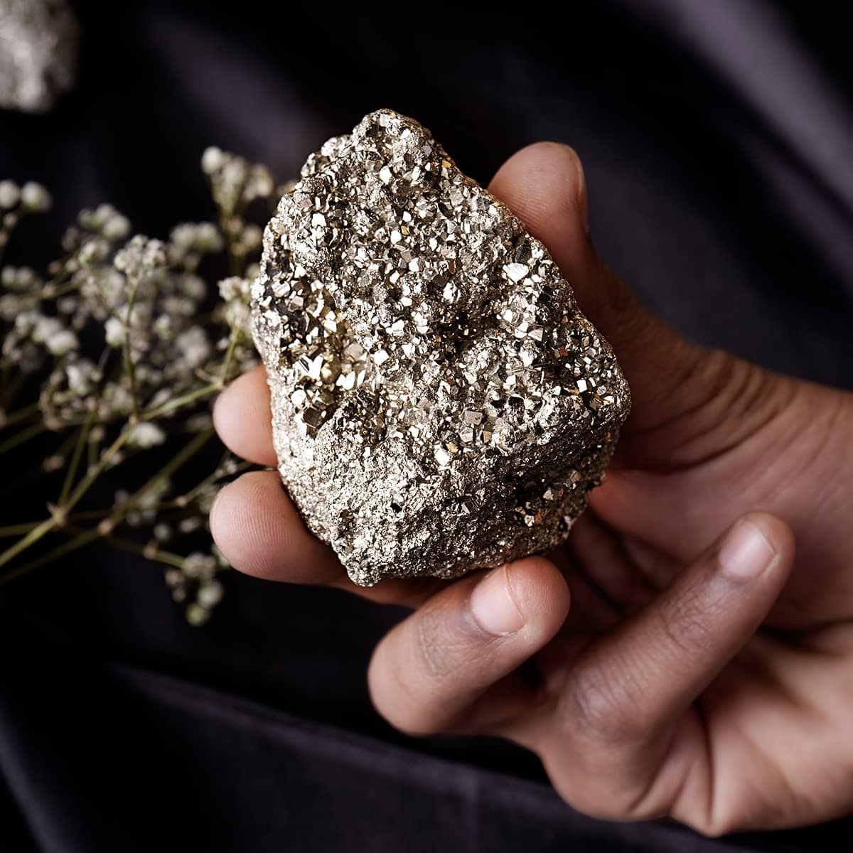 Raw Pyrite Geode Stone Zaavio®