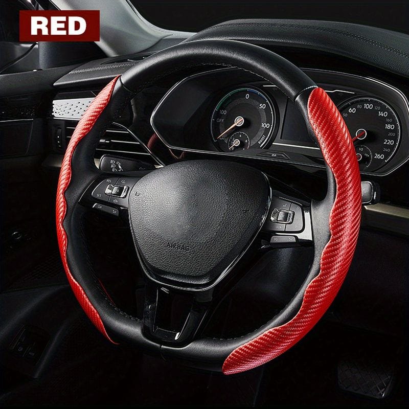 RED Anti-Slip Steering Wheel Cover (2 Side Set) Zaavio®
