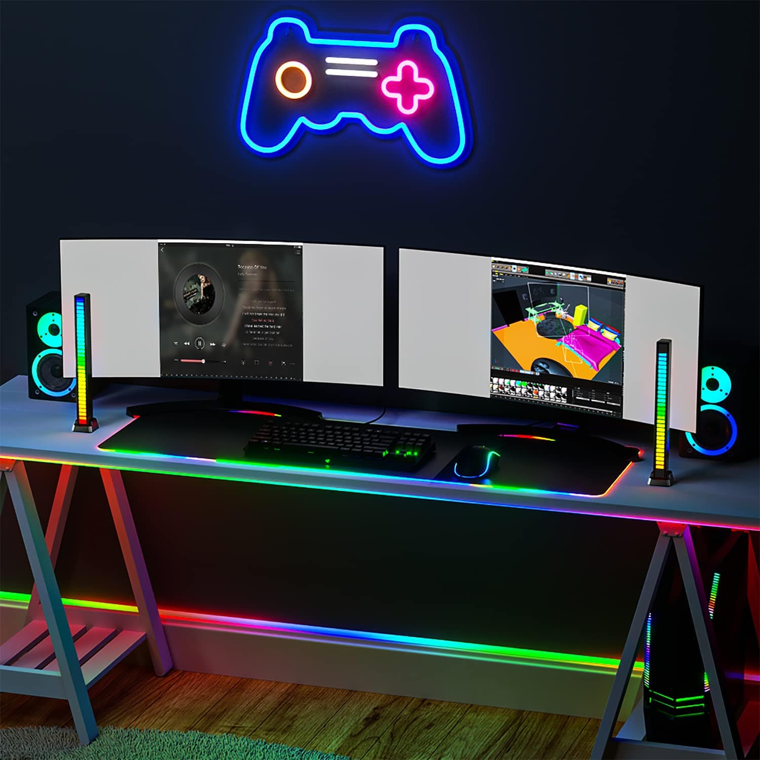 Rgb Led Light Bar Controlled Lights that Sync with Music - Rgb Led Light Bar That Syncs With Music - Rgb Led Light Bar That Syncs With Music