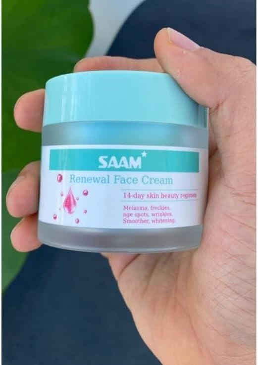 Saam renewal face cream, remove wrinkles, melasma, freckles, skin aging, dark skin (Pack Of 2) Zaavio®