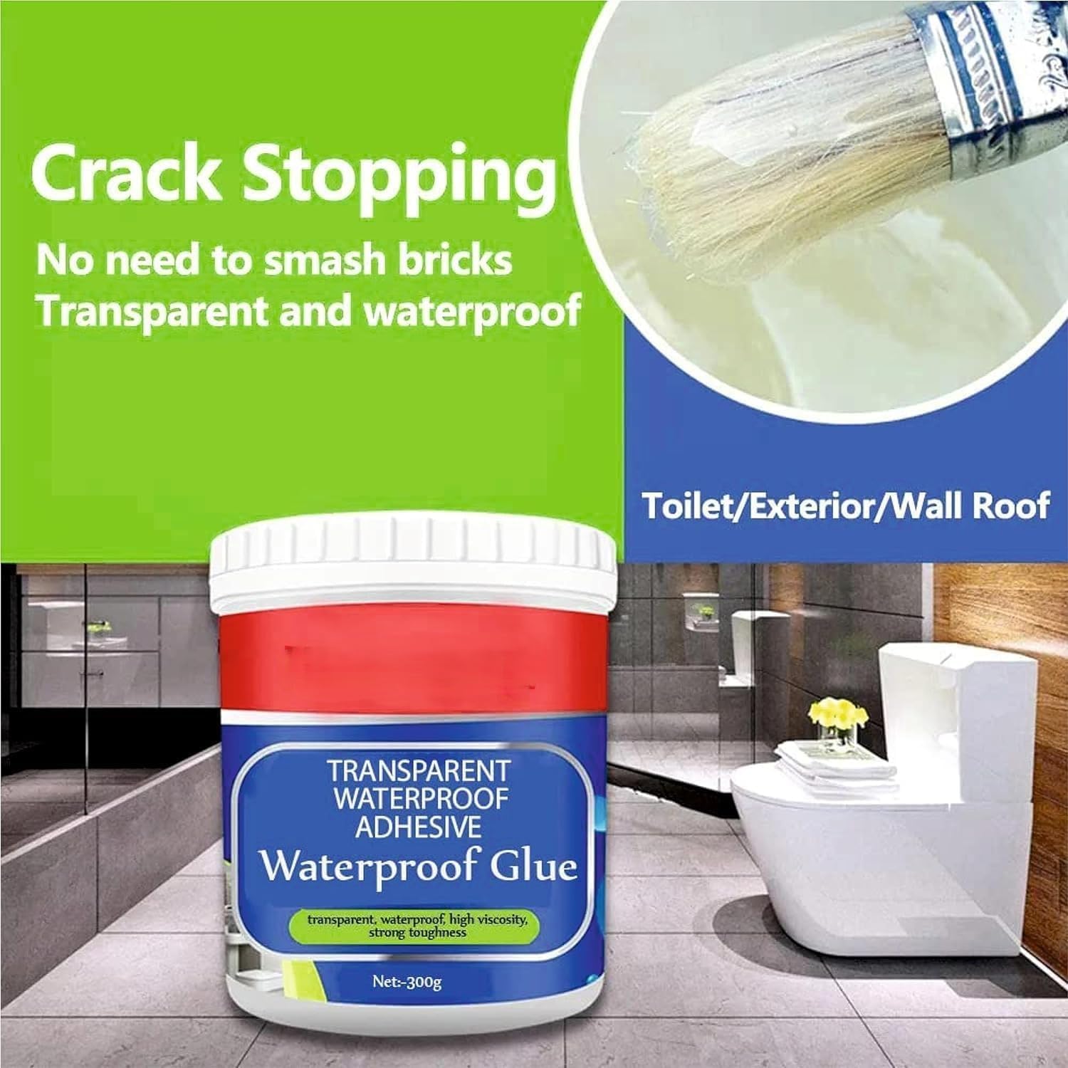 Sealiox™ - Roof Sealing Rubber Waterproofing Membrane Leak Sealant Sealiox™ Crack Seal Agent (Pack of 2) Zaavio®