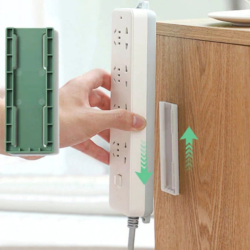 Self-Adhesive Electric Plug Socket Holder Zaavio®️