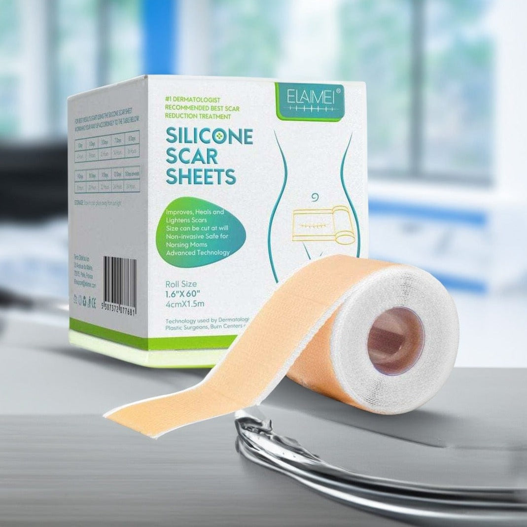 Silicone Gel Scar Removal Sheets Silicone Tape Strips For Scars - Dermoxy™️ Health Dermoxy™️ Scar Removal Tape Zaavio®️