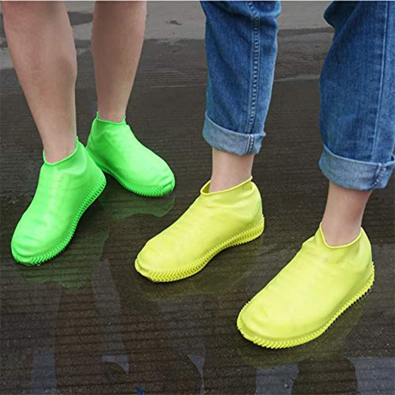 Silicone Reusable Waterproof Shoe Cover (Assorted Colors) Zaavio®