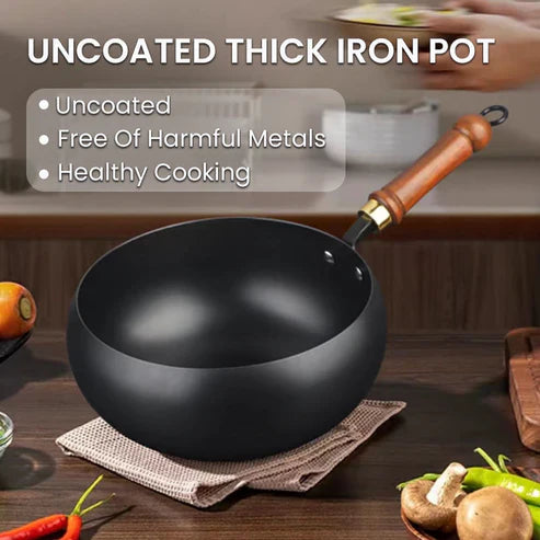 WholeFoodPan™ Artisan Unenameled Cast Iron Pan