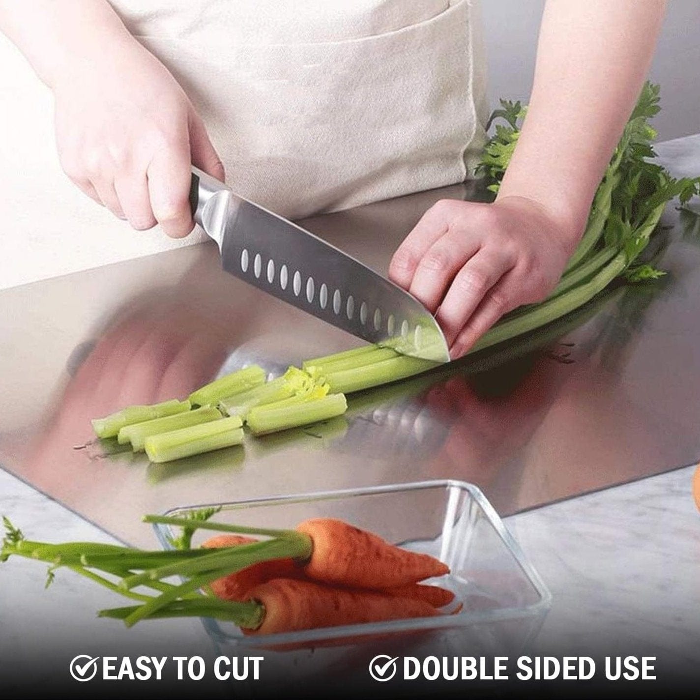 Stainless Steel Chopping Board | Chopping Board Stainless Steel Cutting Vegetables Board Chopping Boards Stainless Steel Chopping Board Zaavio®