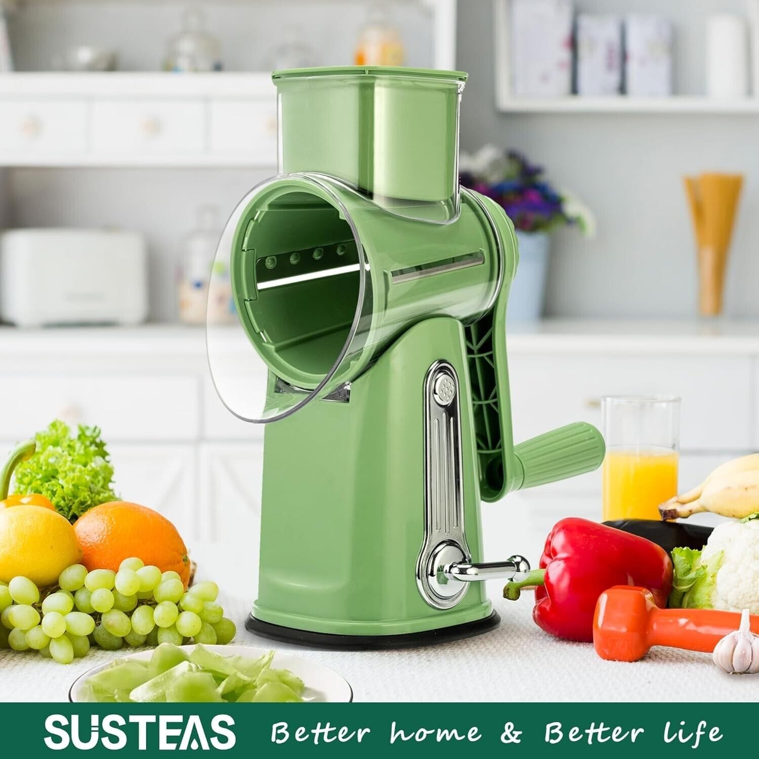 Swizie™ | Rotary Vegetable Slicer Carrot Spiralizer Salad Cutter Graters Swizie™ Zaavio®️