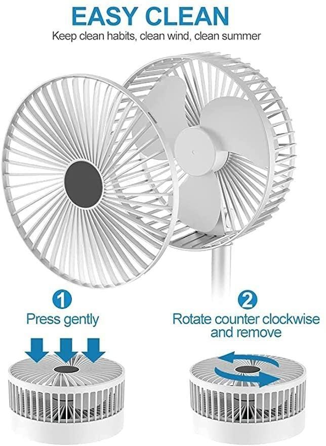 Table Rechargable Fan Cool Small Fan High Speed Desk Table Fan - Swify™️ Swify™️ Portable Fan Zaavio®️