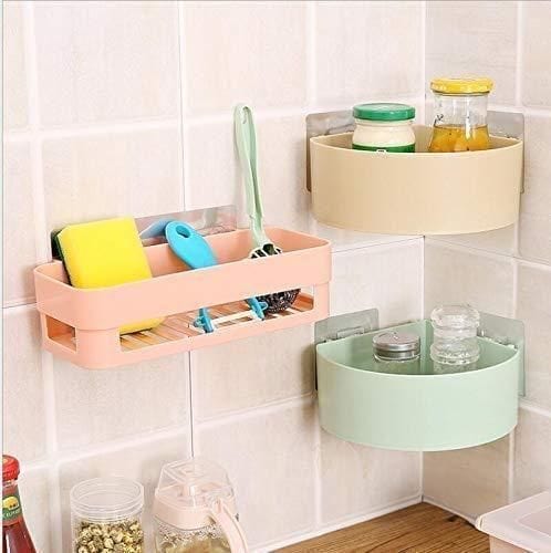 Triangle Wall Mount Storage Basket  Combo Pack Roposo Clout