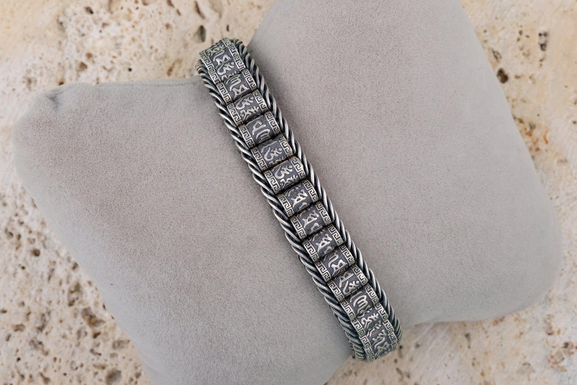 VajraSpirit™️ | Buddhist Prayer Silver Wheel Bracelet VajraSpirit™️ Buddhist Prayer Silver Wheel Bracelet Zaavio®