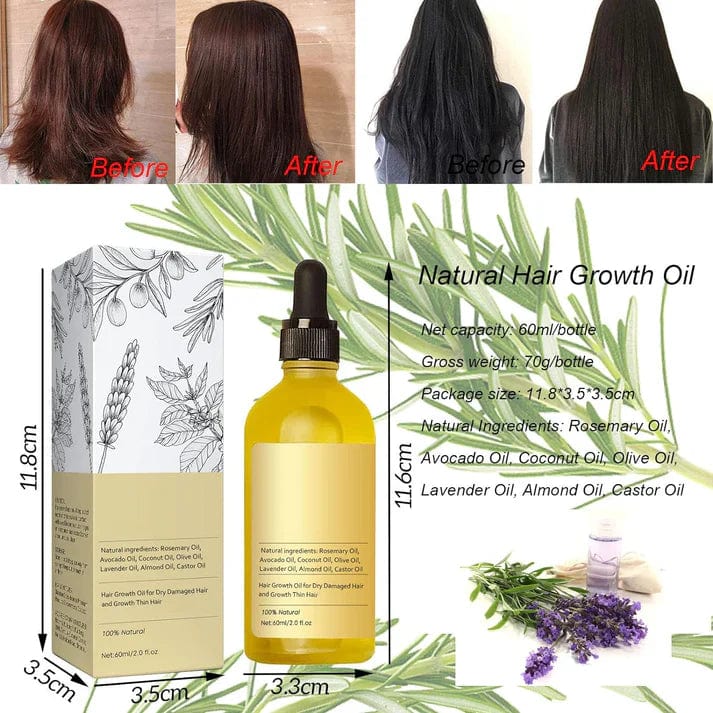 Veganick Natural Hair Growth Oil (BUY 1 GET 1 FREE) Zaavio®