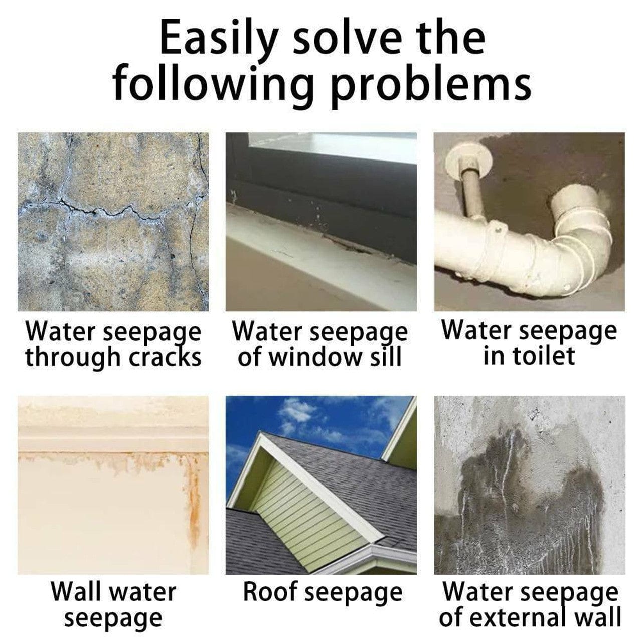 Water Proof Crack Sealer Roof Sealing Leak Repair Spray - Sealezy™ Sealezy™ Zaavio®