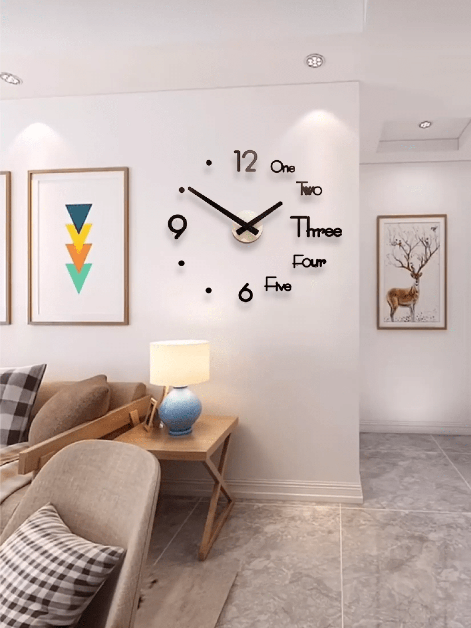 3D Wall Clock Zaavio®