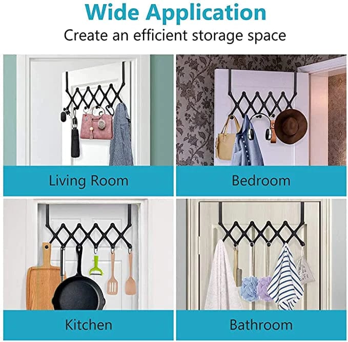 [ 6 Hook ] Stainless Steel Door Hanging Hanger Hook AlfaLife