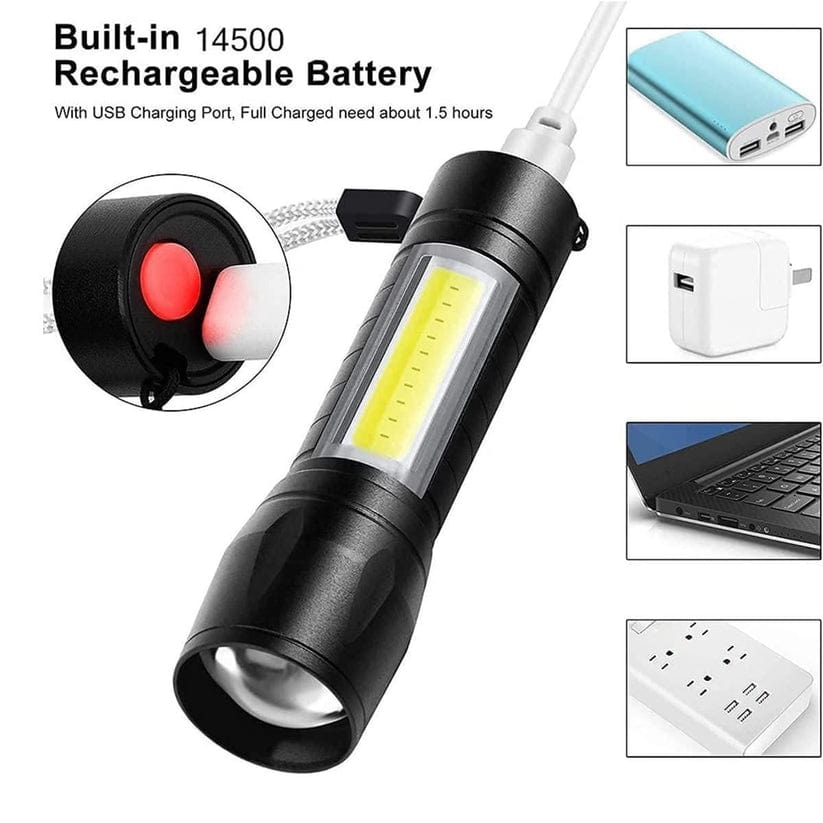 🔥🔥70% Off🔥🔥 Mini Rechargeable High Quality LED Flashlight GlowRoad