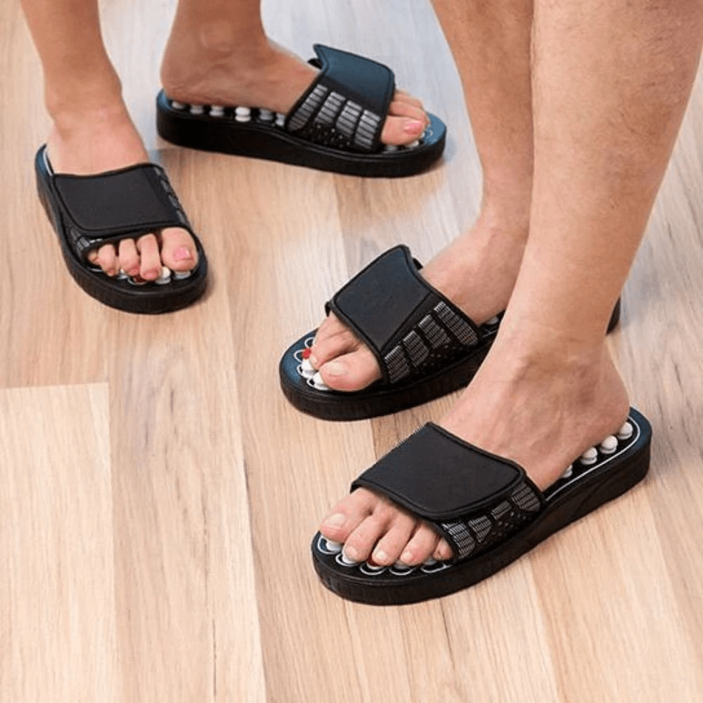 Acupressure Slippers Massage Footwears Reflexology Slipper - Steplaxo™ Inicio Steplaxo™ Zaavio®