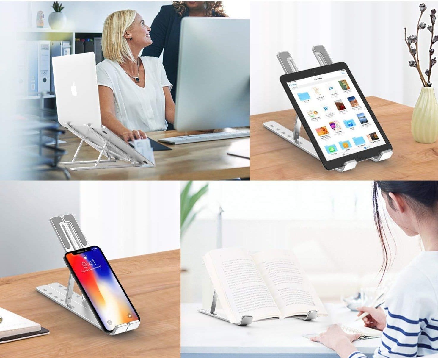 Adjustable Laptop Stand Adjustable Portable Foldable Laptop Holder - Standesy™ Laptop Stand Standesy™ Zaavio®