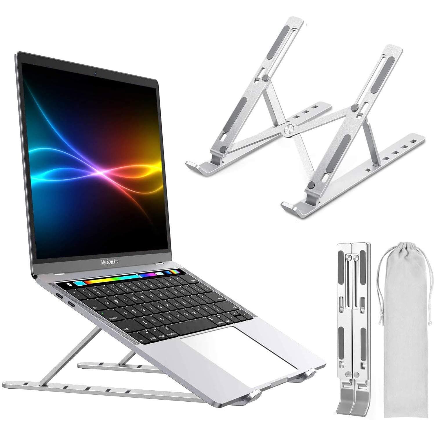 Adjustable Laptop Stand Adjustable Portable Foldable Laptop Holder - Standesy™ Laptop Stand Standesy™ Zaavio®
