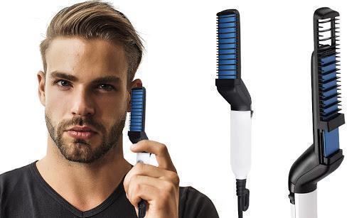 Beard Straightener Comb Men Hair Straightening Electric Tool - Smoothix™ beard straightner Smoothix™ Zaavio®