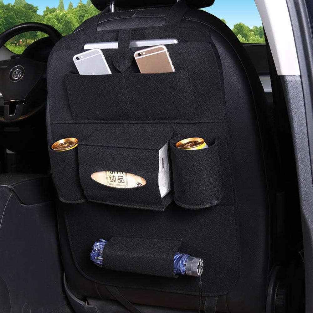  JEYODA Car Handbag Holder Between Seats Suede Large