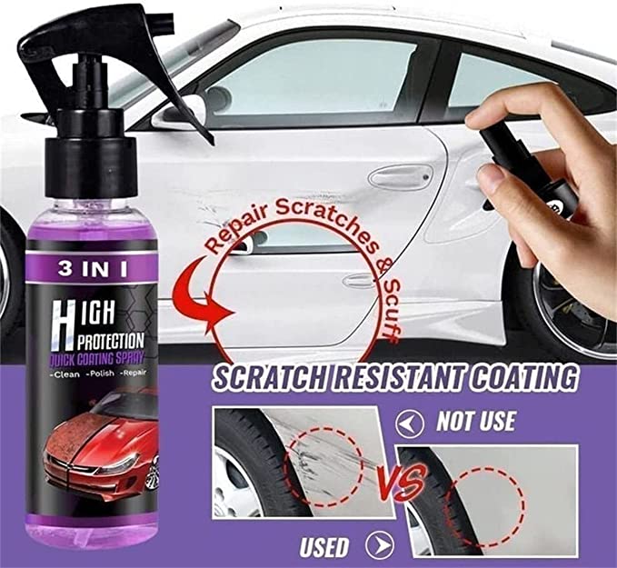 Car Polish Dashboard Seat Cleaner Interior Liquid Spray - VEHICLE COATING SPRAY VEHICLE COATING SPRAY Zaavio®