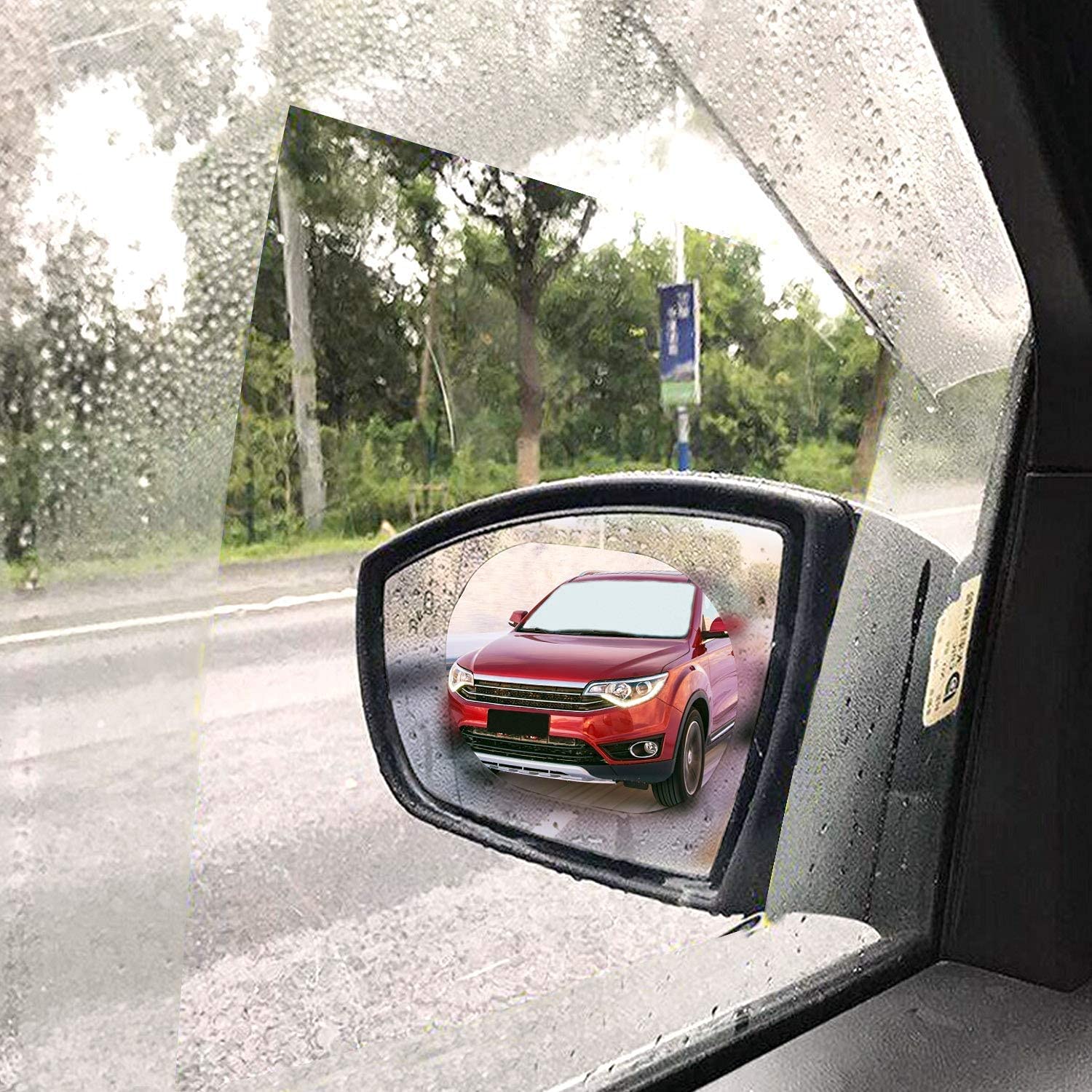 Car Rear View Mirror Waterproof Film Anti Glare Car film - Hydrapell™ Hydrapell™ Zaavio®
