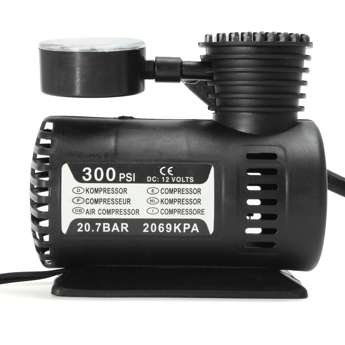 12v Portable Air Compressor For Car Tire Air Pump Inflator - Airzox™ 2.0