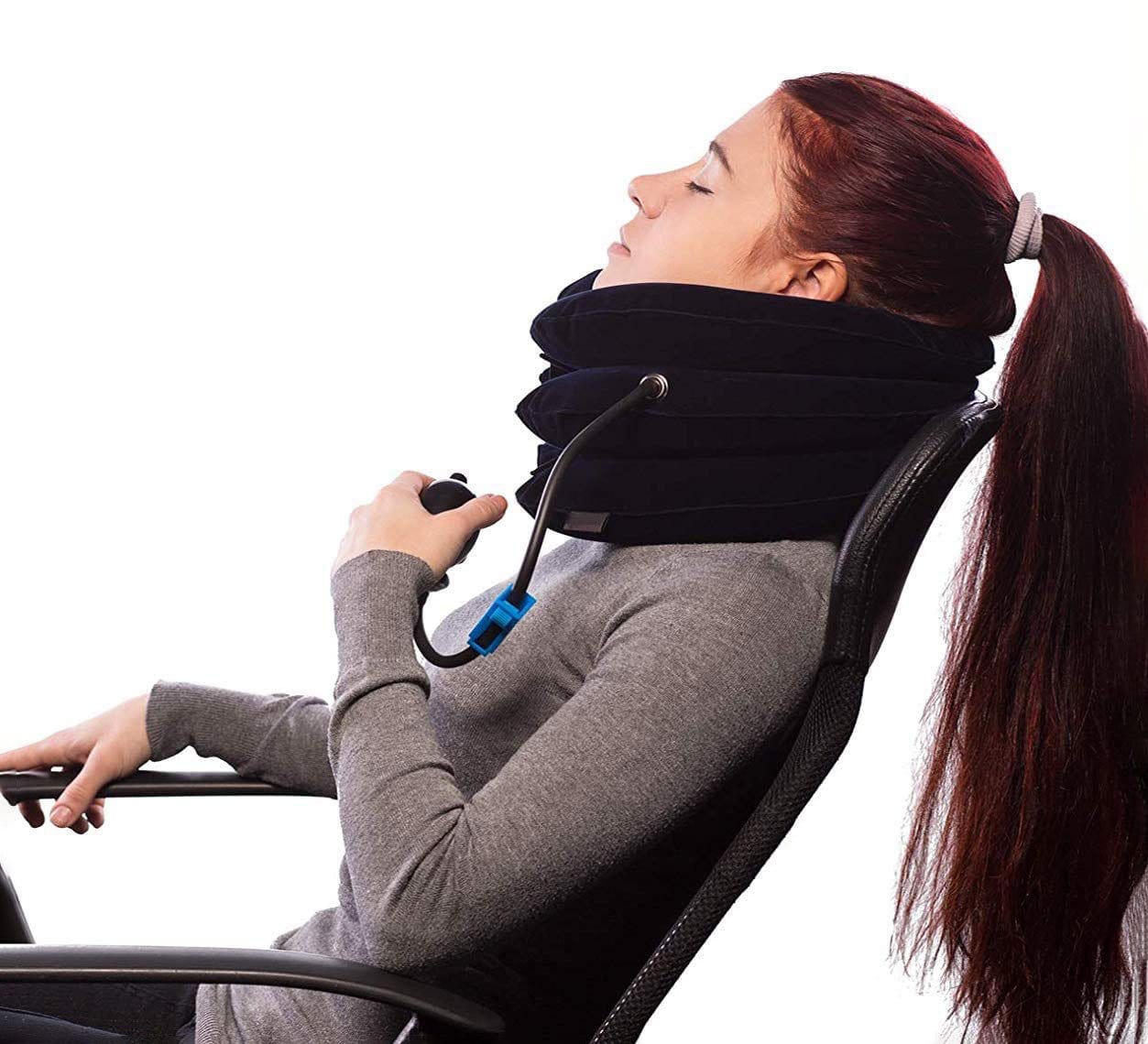 Cervical Traction Pillow Neck Stretch Traction at Home - Cervicollar™ Braces & Supports Cervicollar™ Zaavio®