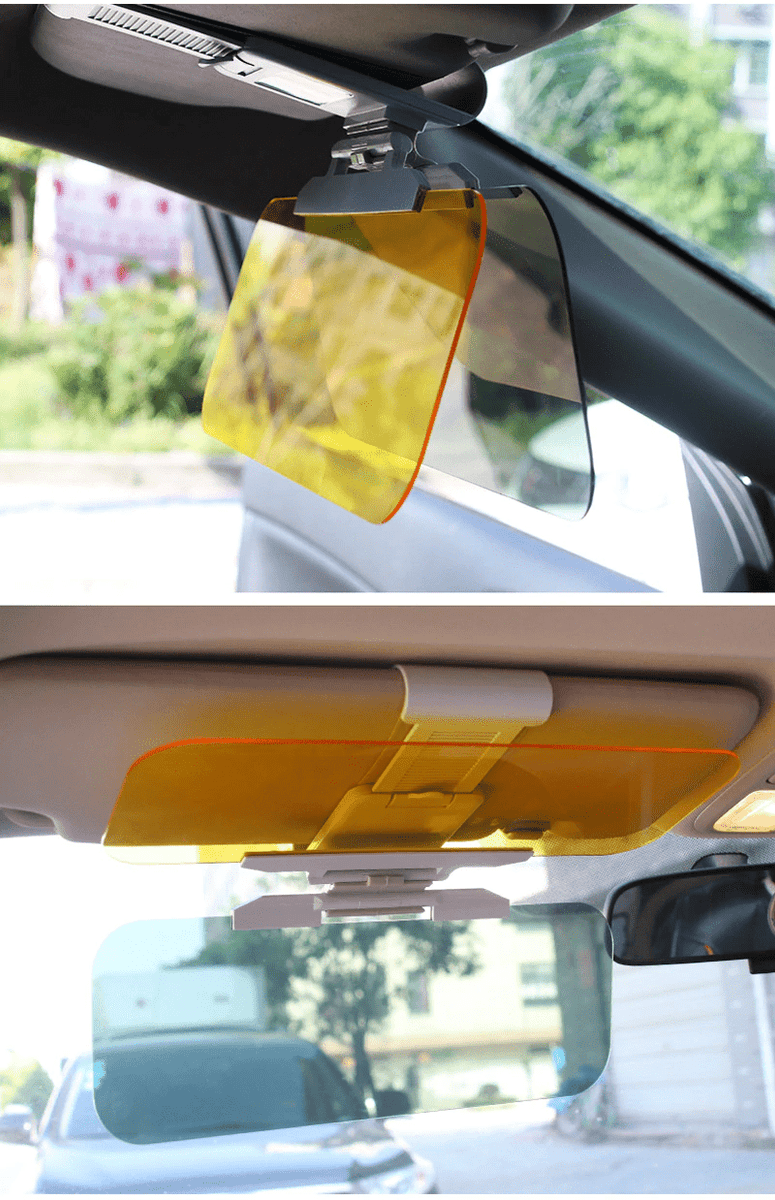 Claritix Car Sun Visor Windshield Mirror Protector Anti Glare