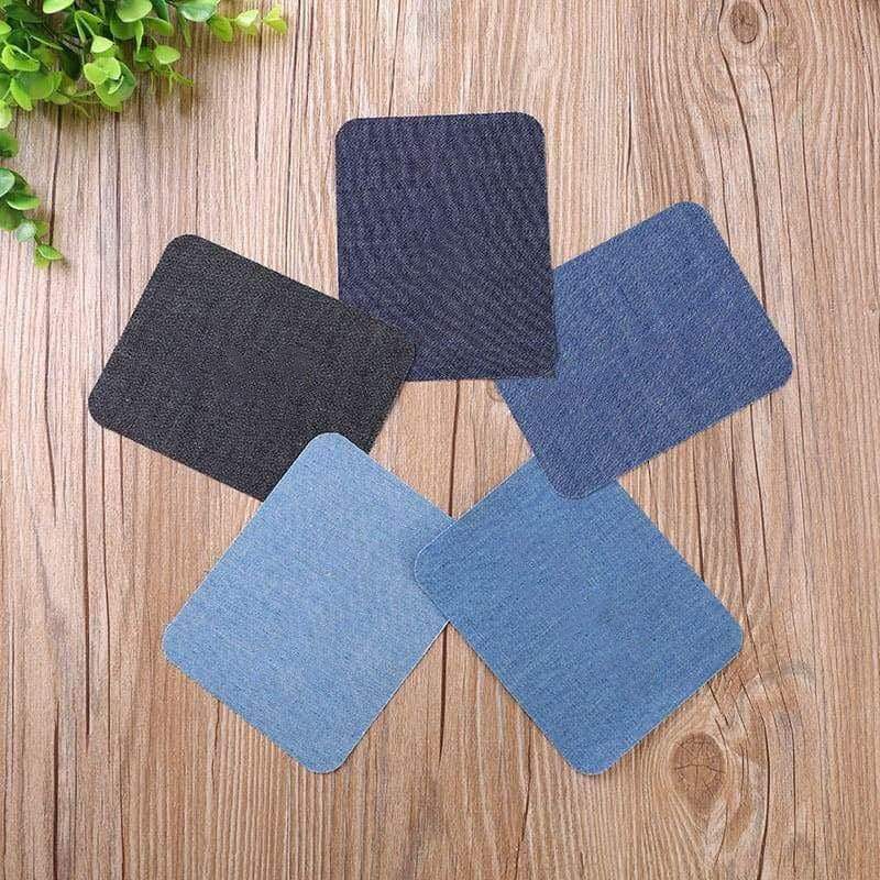 20 Pieces Iron-on Patches, Denim Ironing Patches Fabric Patch Ironing Patch,  Self-adhesive Patch For Clothes Jacket Hole Repair, 5 Colors, 2 Models |  Fruugo UK