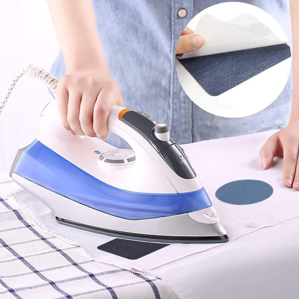 5PCS DIY Design Iron on Denim Fabric Patches Clothing Jeans Repair Kit 5  Colors | eBay
