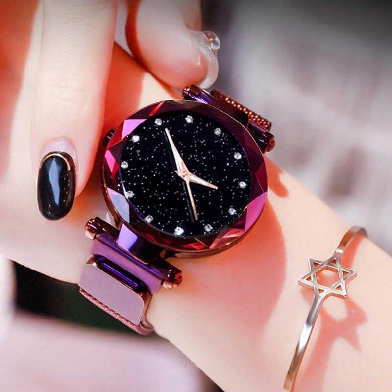 Diamond Cosmos Ladies Watch Stylish Watch for Girls Luxury Watches - Lumixos™ Analog watch Lumixos™ - Pack of 2 (Gold + Purple) Zaavio®