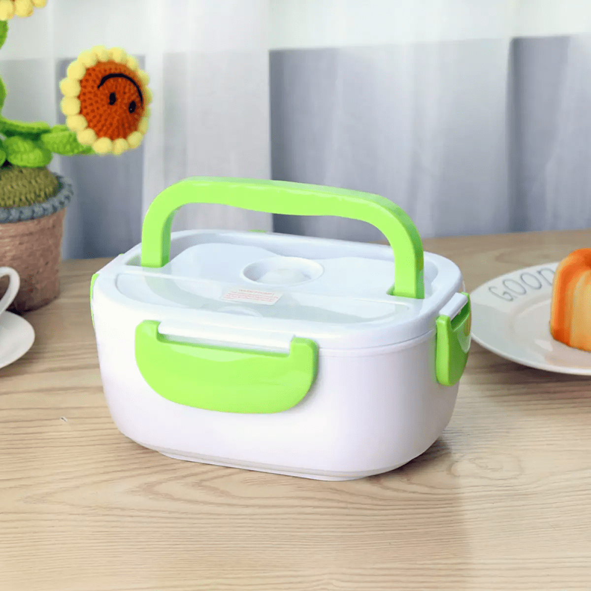 Kitcheniva Electric Heating Lunch Box - Green, 1 Green - City Market