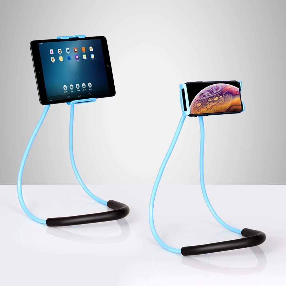 Flexible Neck Mobile Holder Phone Lazy Stand for Bed - Flexily™ Stands Blue Flexily™ Zaavio®