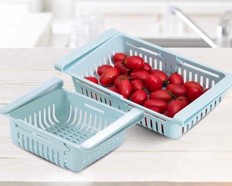 Fridge Container Organizer Freezer Storage Box Refrigerator Basket - Stakido™ Stakido™ (Pack of 4) Zaavio®