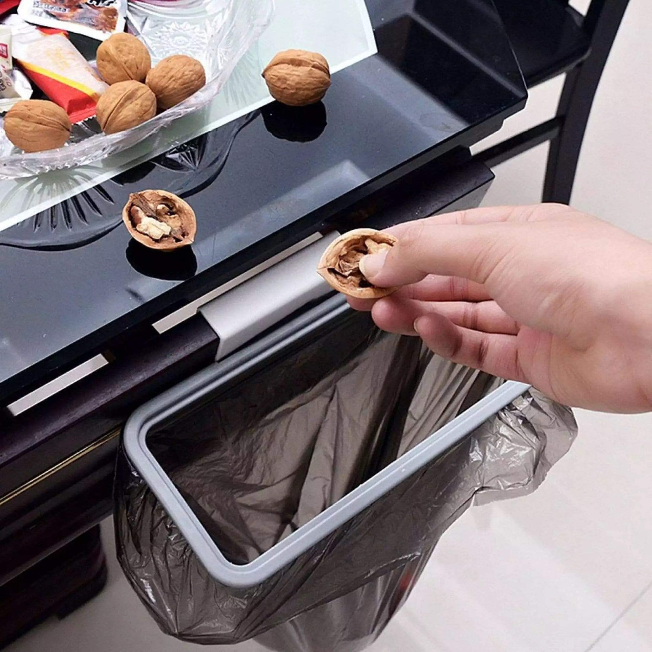 Garbage Bag Holder Hanging Trash Bag Plastic Holder Door Mounted - Trashilo™ Trashilo™ Zaavio®