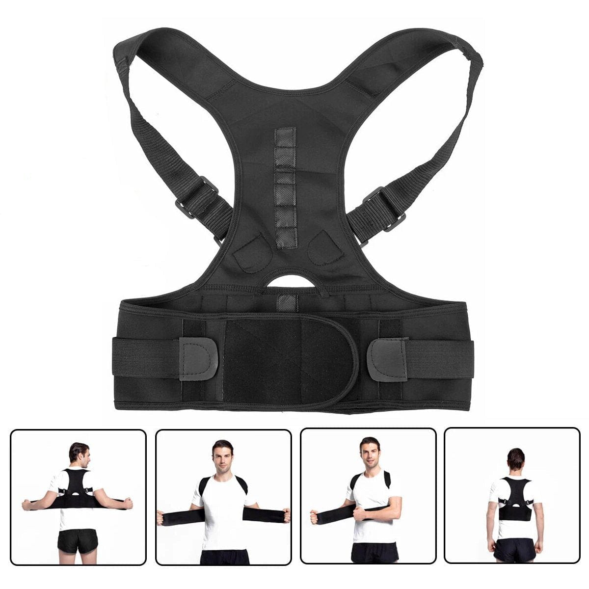 Magnetic Posture Corrector Back Support Belt Posture Trainer - Posturyt™ Posture Corrector Posturyt™ Zaavio®