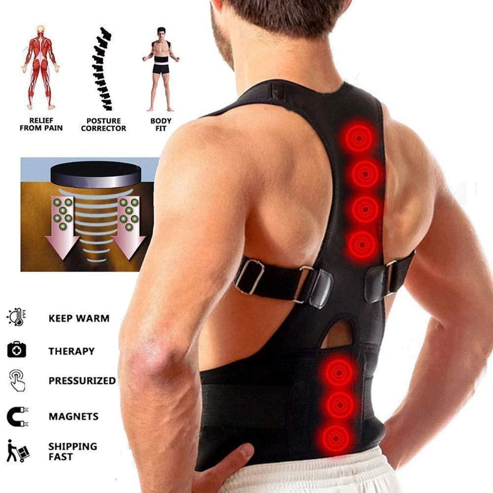 Magnetic Posture Corrector Back Support Belt Posture Trainer - Posturyt™ Posturyt™ Zaavio®