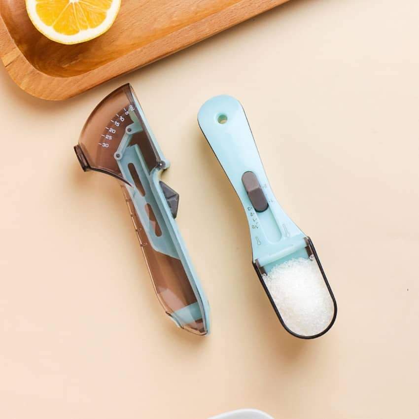 Adjustable Measuring Spoon Set Plastic Magnetic Spoon - Spoonic™ (Pack of 2)