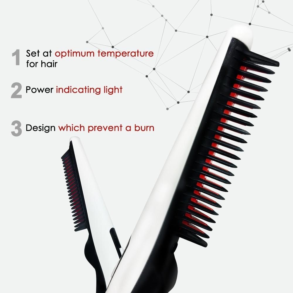 Men Beard Straightener Comb Men Hair Straightening Electric Tool - Smoothix™ 2.0 Combs Smoothix™ 2.0 Zaavio®