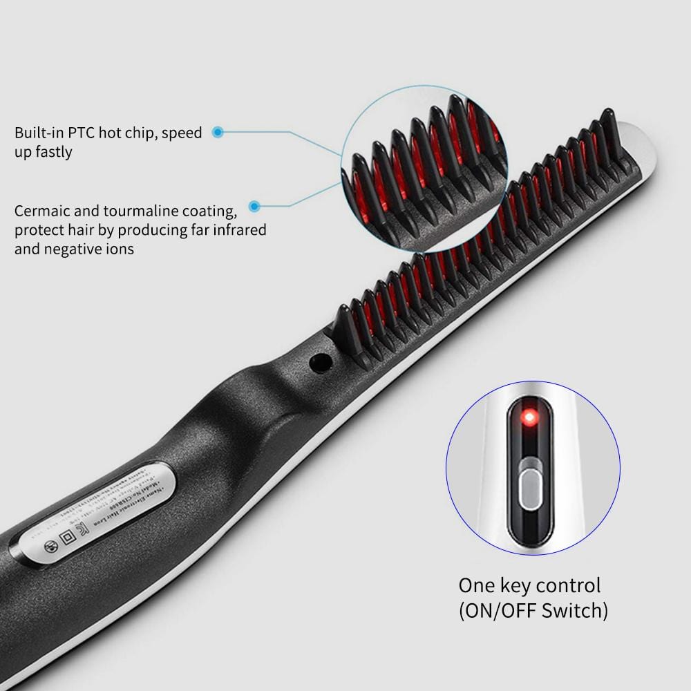 Men Beard Straightener Comb Men Hair Straightening Electric Tool - Smoothix™ 2.0 Combs Smoothix™ 2.0 Zaavio®