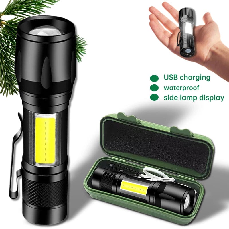 Mini Rechargeable High Quality LED Flashlight (70% off) GlowRoad